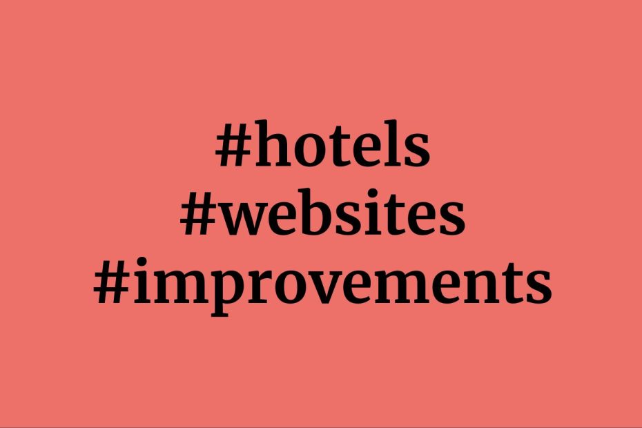 Website improvements in the hotel industry with content audits.